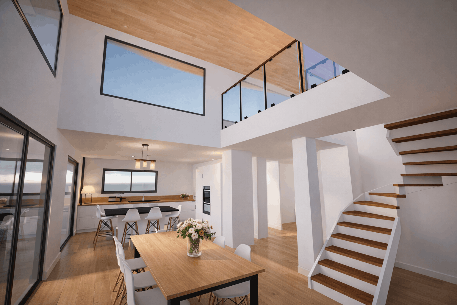 Vue intérieur maison